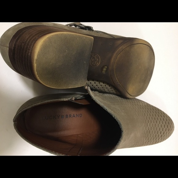 Lucky Brand LP Brielley Ankle Leather Bootie 9,5M - Picture 4 of 16